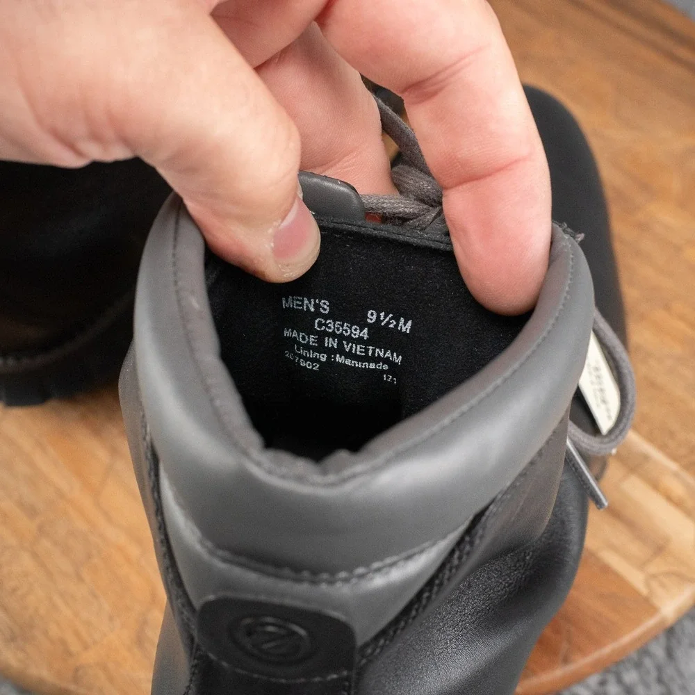 Cole‎ Haan Zerogrand Water Resistant Black Hiking Boot Size 9.5 M C35594